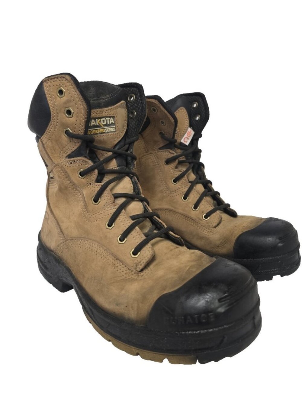 Dakota Men's 8" Quad Basic Steel Toe Composite Plate Work Boots 8006 Tan 9.5M